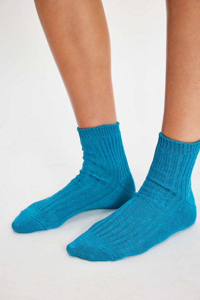 Linen Ribbed Socks #1