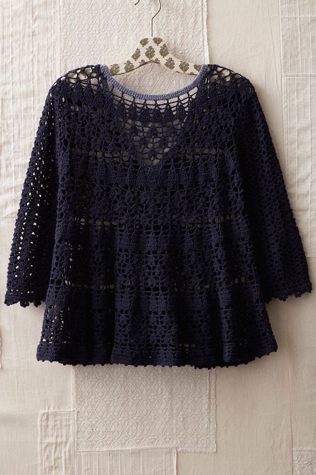 FP MART: Vintage: The Originals Crocheted Cardigan #1