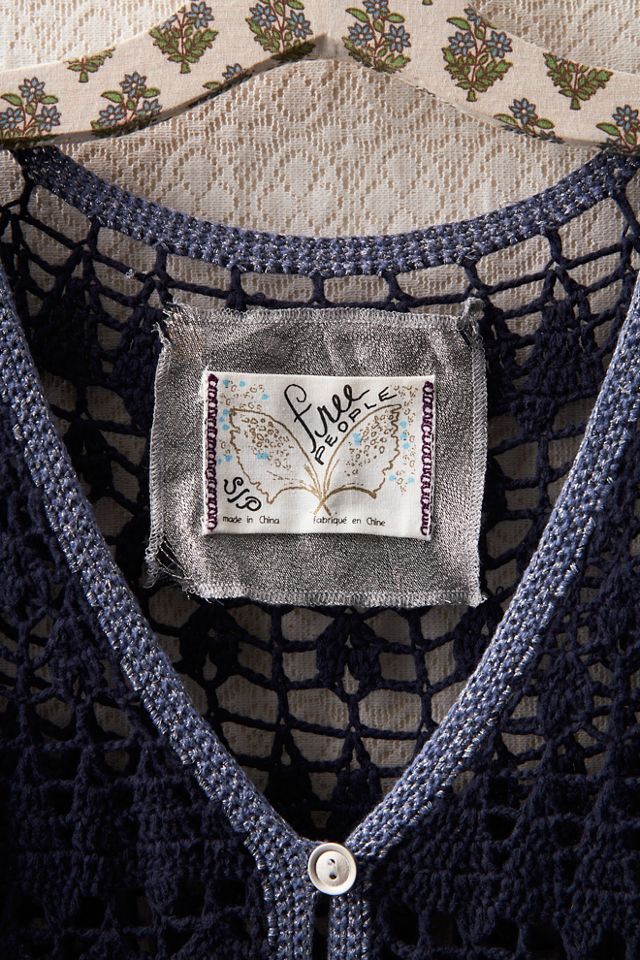 FP MART: Vintage: The Originals Crocheted Cardigan #3