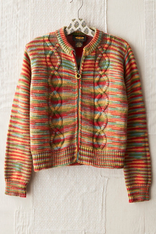 FP MART: Vintage: The Originals Space-Dyed Zip-Up Sweater