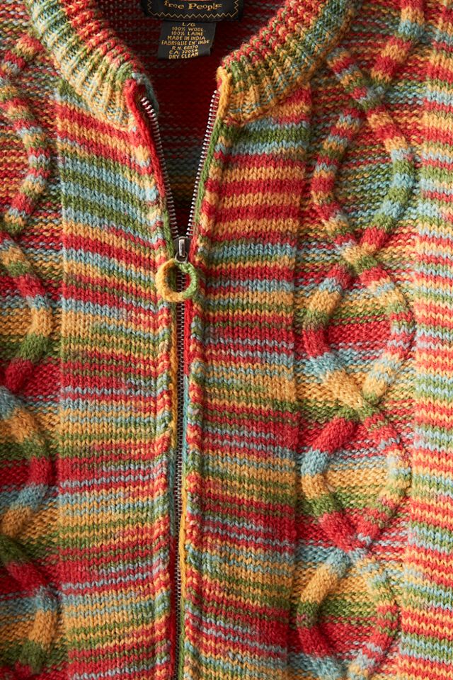 FP MART: Vintage: The Originals Space-Dyed Zip-Up Sweater #2