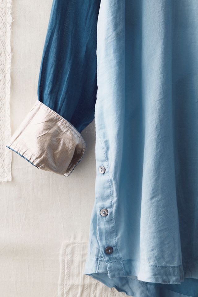 FP MART: Vintage: The Originals Patchwork Gauze Button Down #2