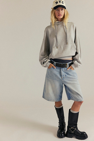 We The Free Of A Feather Hoodie at Free People in Grey, Size: L