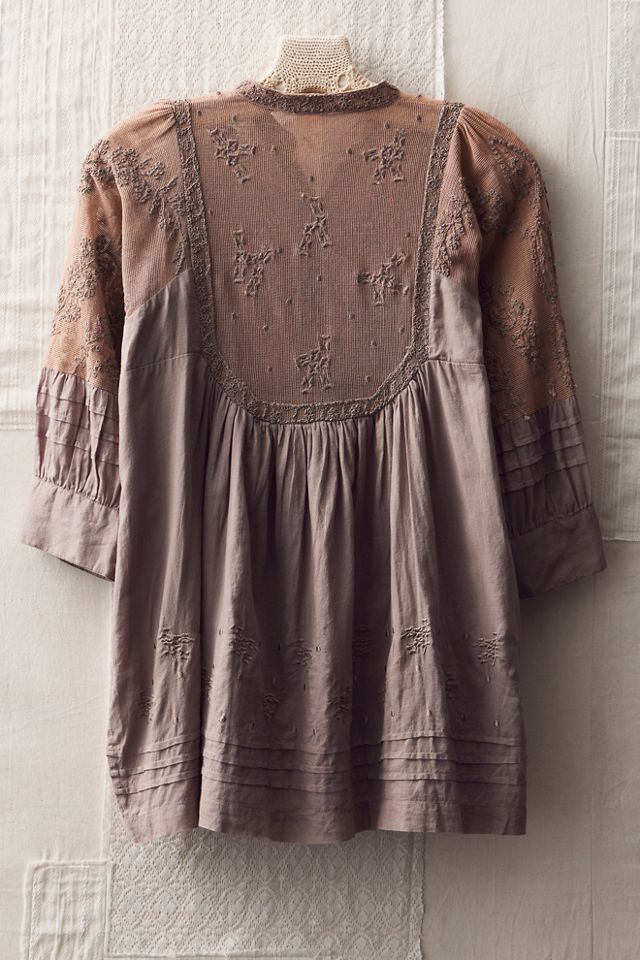 FP MART: Vintage: The Originals Prairie Embroidered Blouse #1