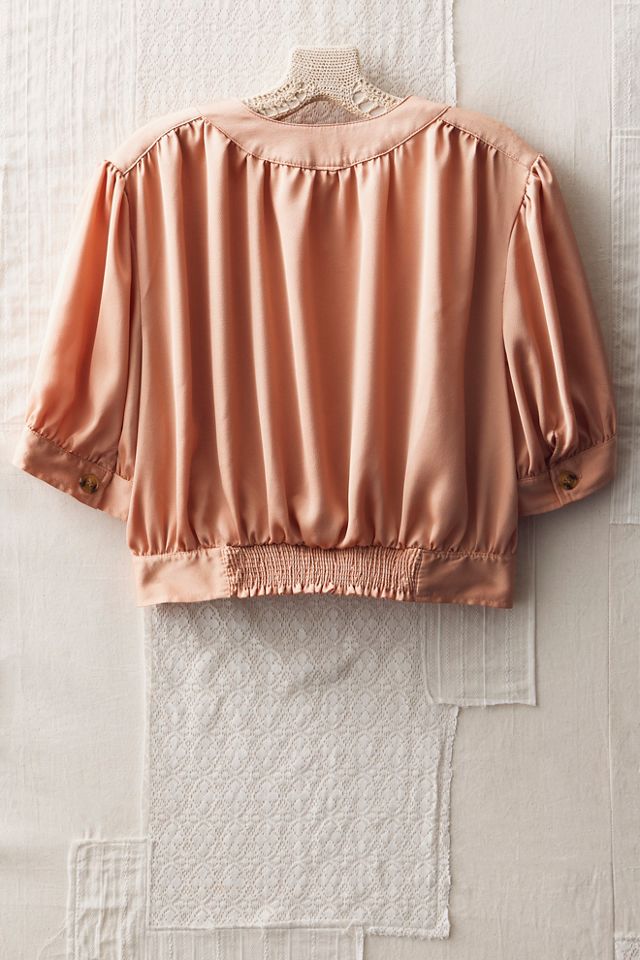 FP MART: Vintage: The Originals Crepe Wrap Blouse #1