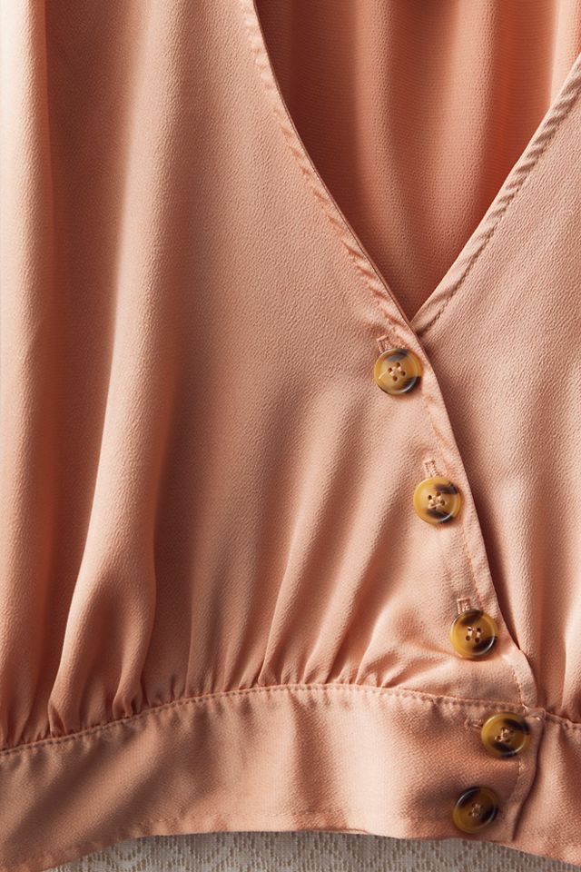 FP MART: Vintage: The Originals Crepe Wrap Blouse #2