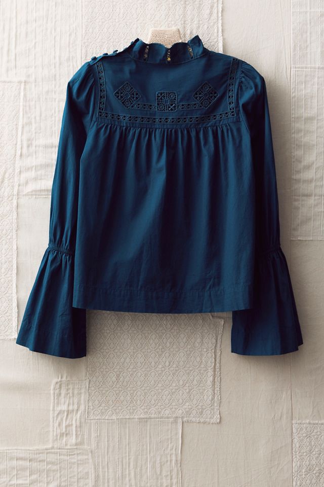 FP MART: Vintage: The Originals Long-Sleeve Eyelet Blouse #1