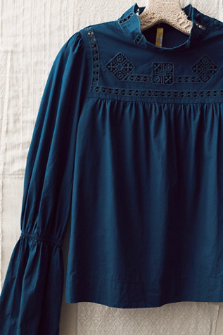 FP MART: Vintage: The Originals Long-Sleeve Eyelet Blouse