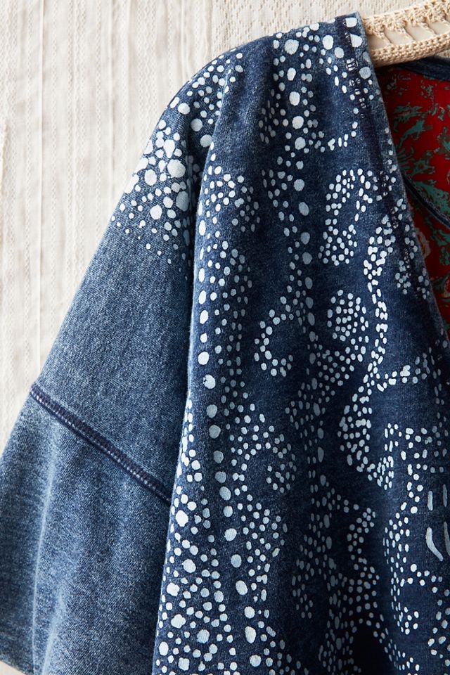 FP MART: Vintage: The Originals Indigo Heavyweight Knit Poncho #2