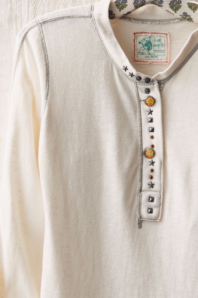 FP MART: Vintage: The Originals Henley With Contrast Stitching #2