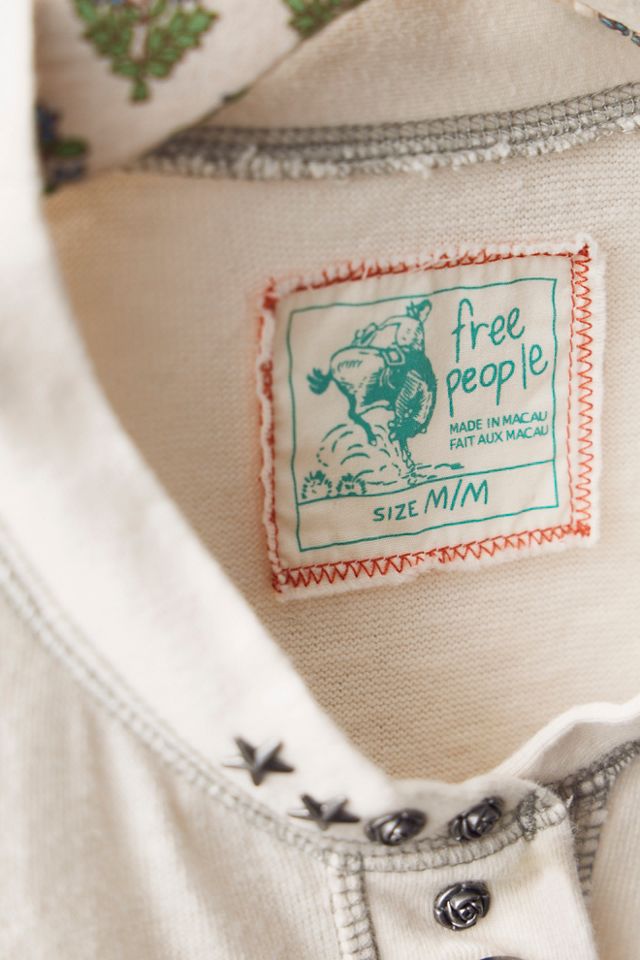 FP MART: Vintage: The Originals Henley With Contrast Stitching #3