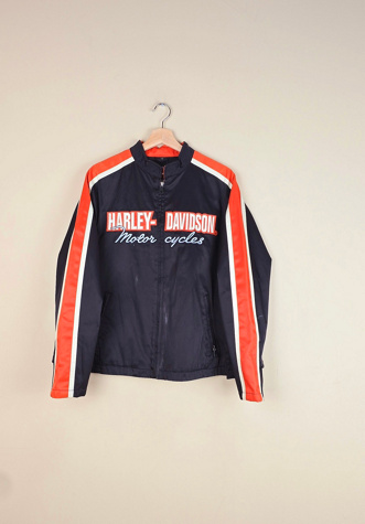 Vintage Harley Davidson Cropped Fit Jacket Selected By The Igala NYC