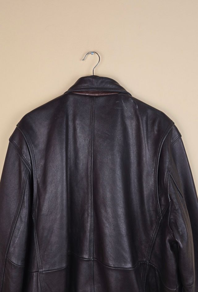 Vintage Bomber Leather Jacket Selected By The Igala NYC #3