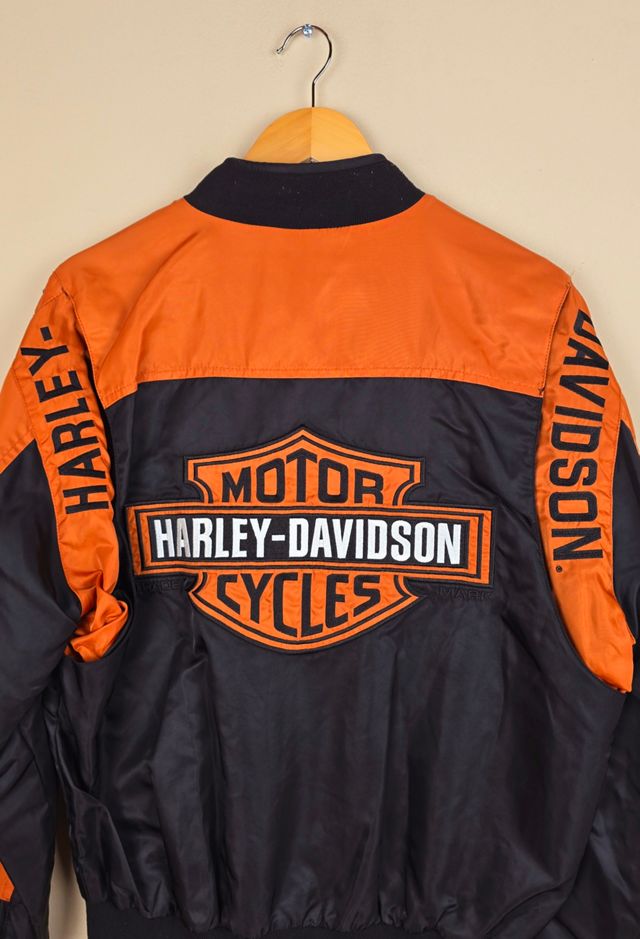 Vintage Harley Davidson Mesh Bomber Jacket Selected By The Igala NYC #3