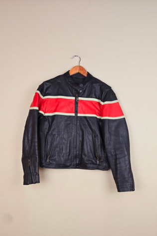 Vintage Biker Leather Jacket Selected By The Igala NYC