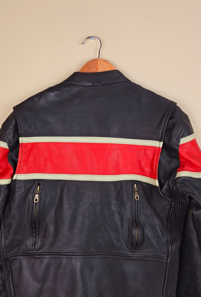 Vintage Biker Leather Jacket Selected By The Igala NYC #3