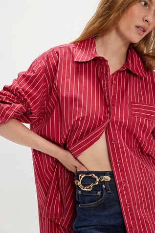 Gather Round Cinch Pin at Free People in Gold
