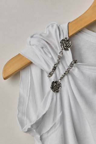 Chancellor Pin by Free People in Silver