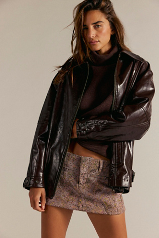 We The Free Mille-Fleurs Jacquard Micro Skirt