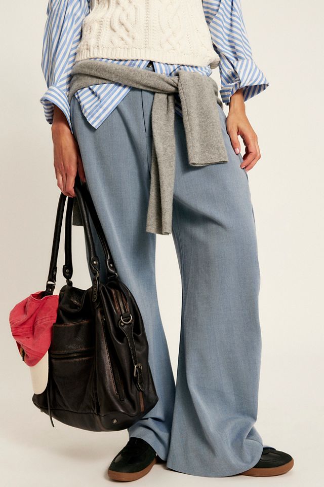 Spotlight Barrel Pinstripe Trousers #2