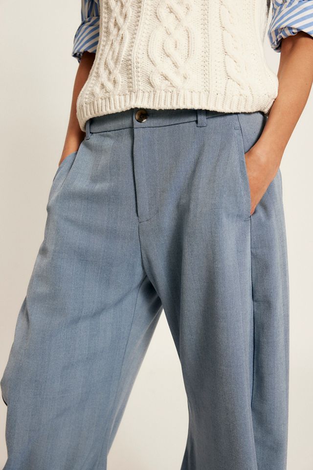 Spotlight Barrel Pinstripe Trousers #4