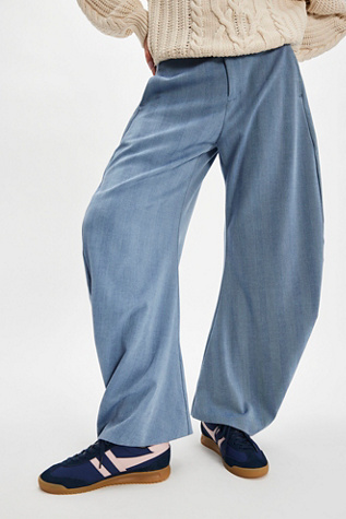 Spotlight Barrel Pinstripe Trousers