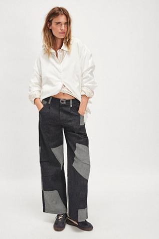 This Or That Trousers by Free People in Black, Size: US 4