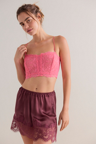 Moonlit Meadow Lace Strapless Corset Bralette
