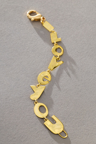 Paula Rosen I Love You Bracelet