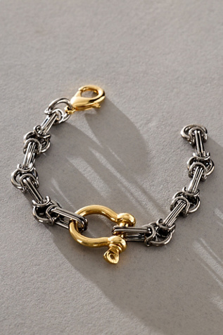 Paula Rosen Horseshoe Chain Bracelet