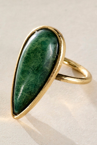 Nell Stone Ring at Free People in Gold, Size: US 8