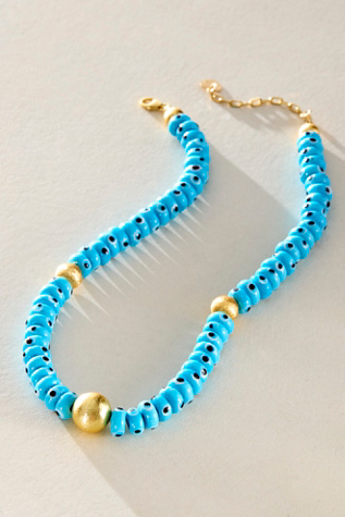 Bracha Kaia Necklace at Free People in Blue