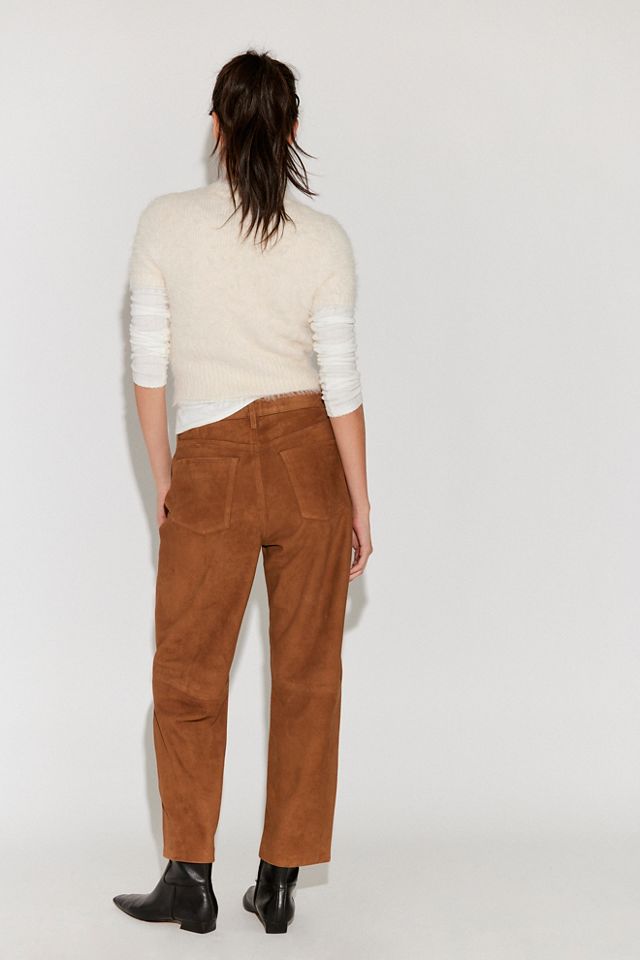 Citizens of Humanity Miro Relaxed Suede Pants #1
