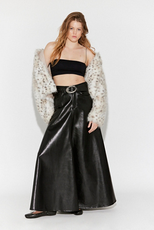 AGOLDE Odin Leather Skirt