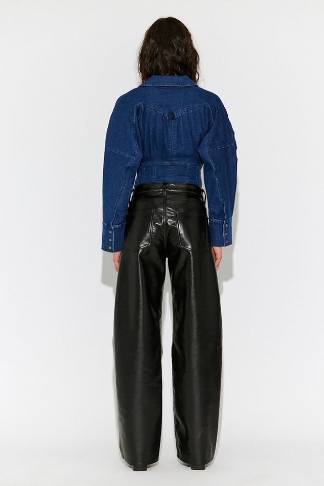 AGOLDE Arc Leather Pants #1