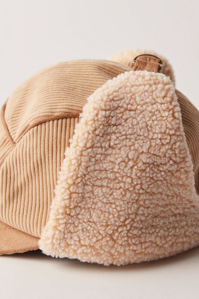 Cozy Cord Trapper Hat #2