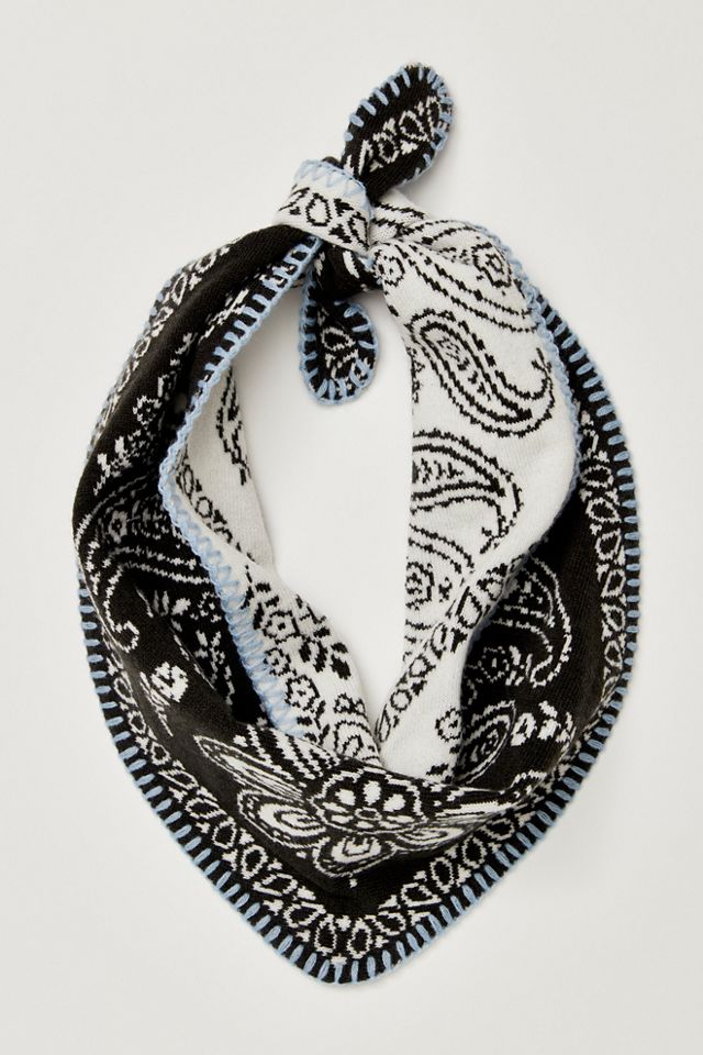 Carmen Knitted Triangle Bandana #2