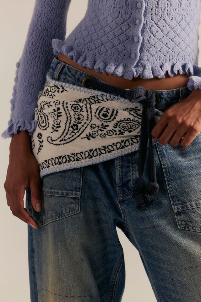 Carmen Knitted Triangle Bandana #5