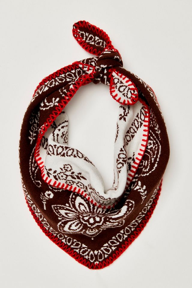 Carmen Knitted Triangle Bandana #7
