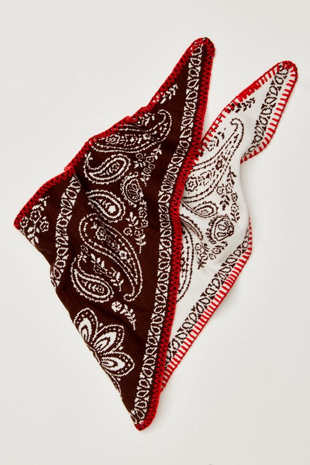 Carmen Knitted Triangle Bandana #8