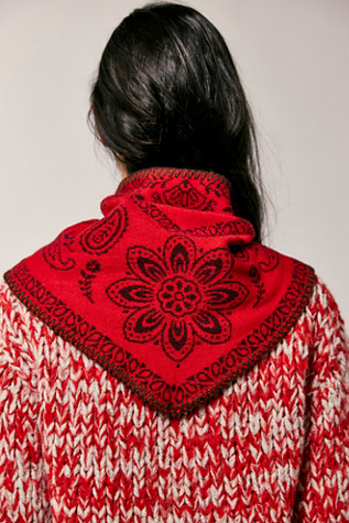 Carmen Knitted Triangle Bandana
