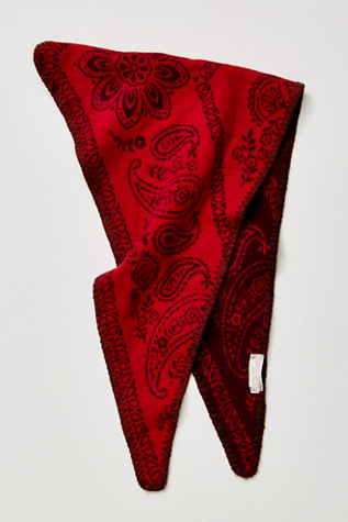 Carmen Knitted Triangle Bandana