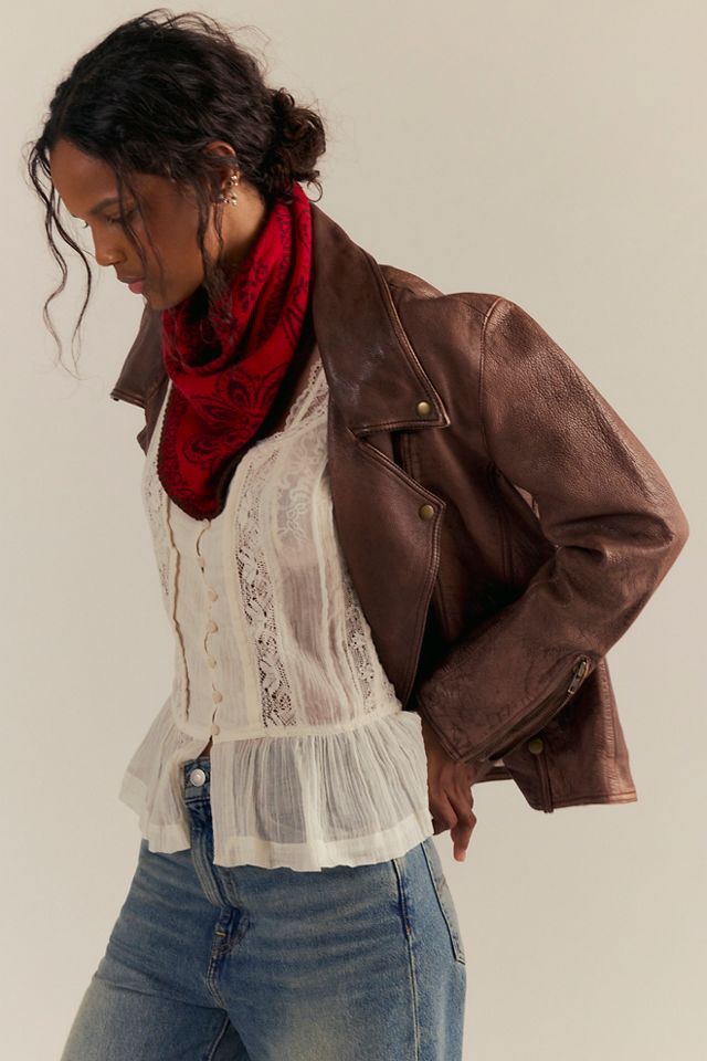 Carmen Knitted Triangle Bandana