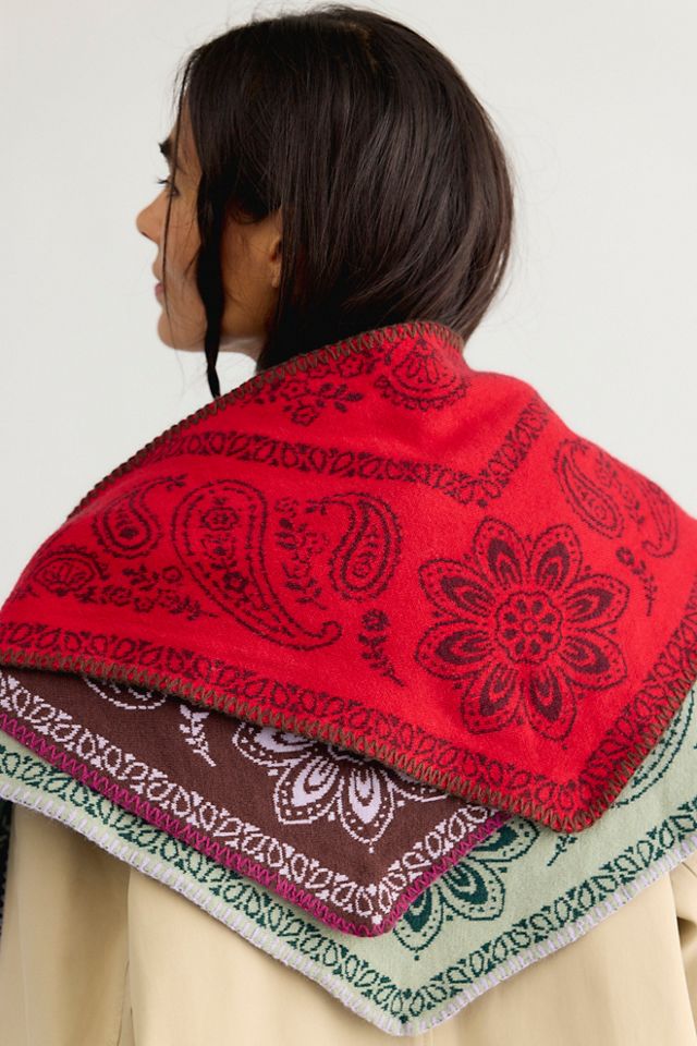 Carmen Knitted Triangle Bandana #8