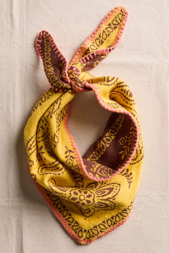 Carmen Knitted Triangle Bandana