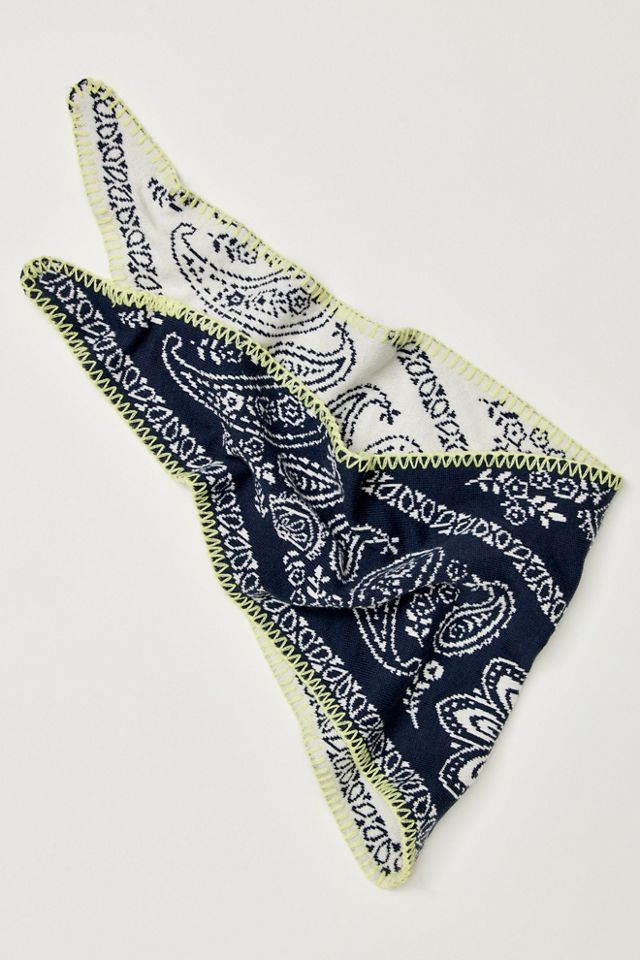 Carmen Knitted Triangle Bandana #1