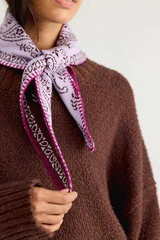 Carmen Knitted Triangle Bandana