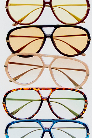 Lunettes de soleil aviateur surdimensionnées Sunday Afternoon