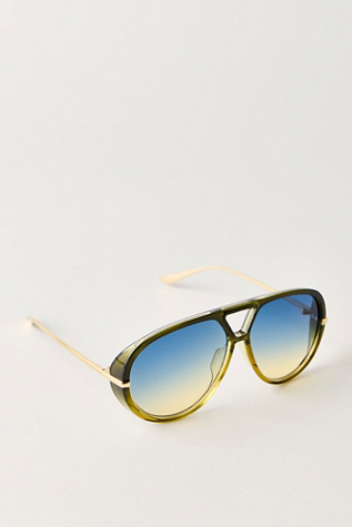 Sunday Afternoon Oversized Aviator Sunglasses by Free People