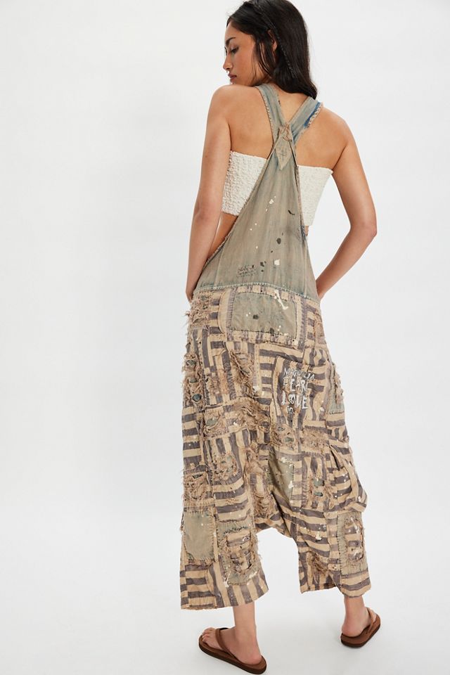 Magnolia Pearl Patchwork Frankie Overalls #1